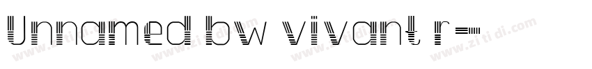 Unnamed bw vivant r字体转换